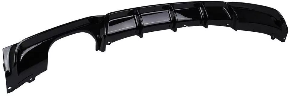 BMW 3 Series F30 F31 Car Rear Spoiler Twin Exhaust 2011-2019 Gloss Black