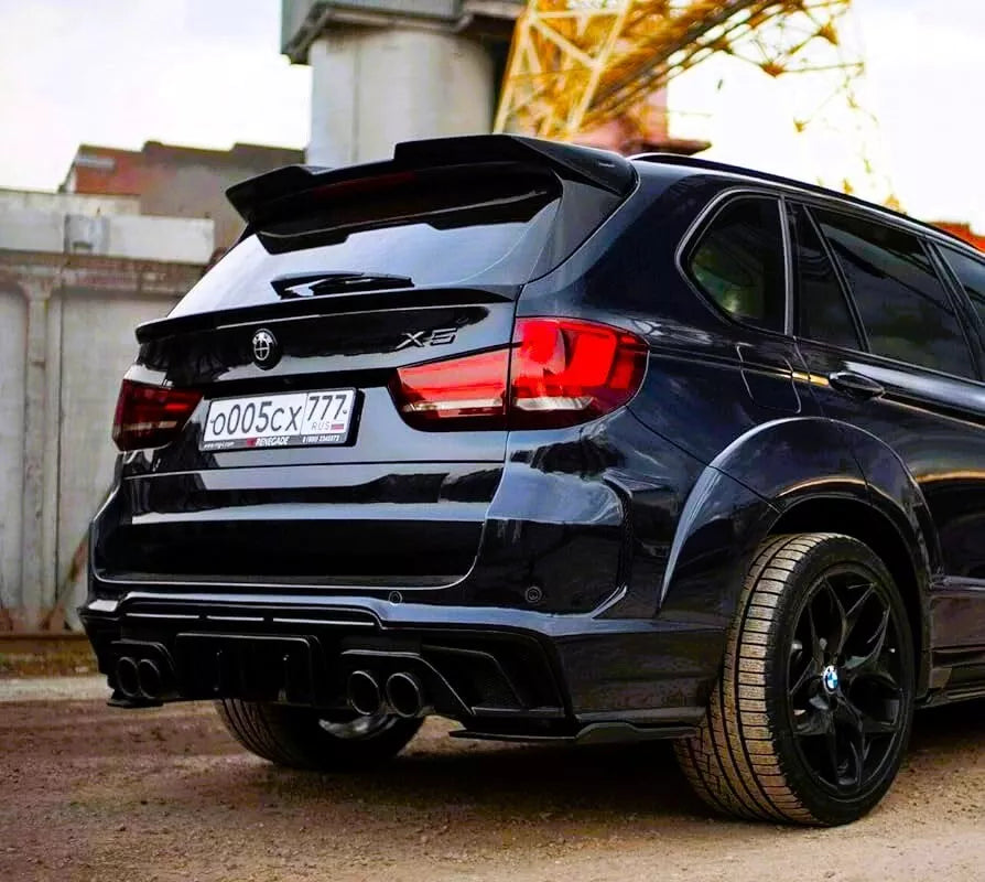 BMW X5 F15 X5M Car Rear Mid Spoiler 2013-2018 Gloss Black