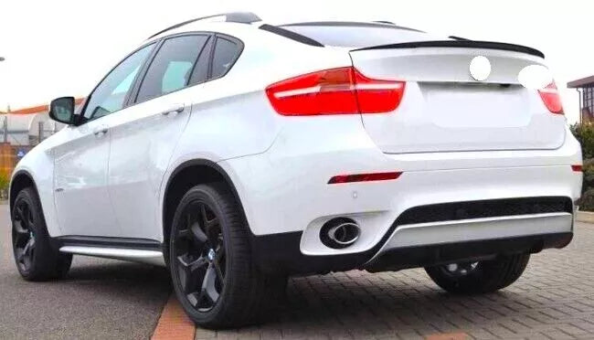 BMW X6 E71 X6M Car Rear Mid Spoiler 2008-2015 Gloss Black