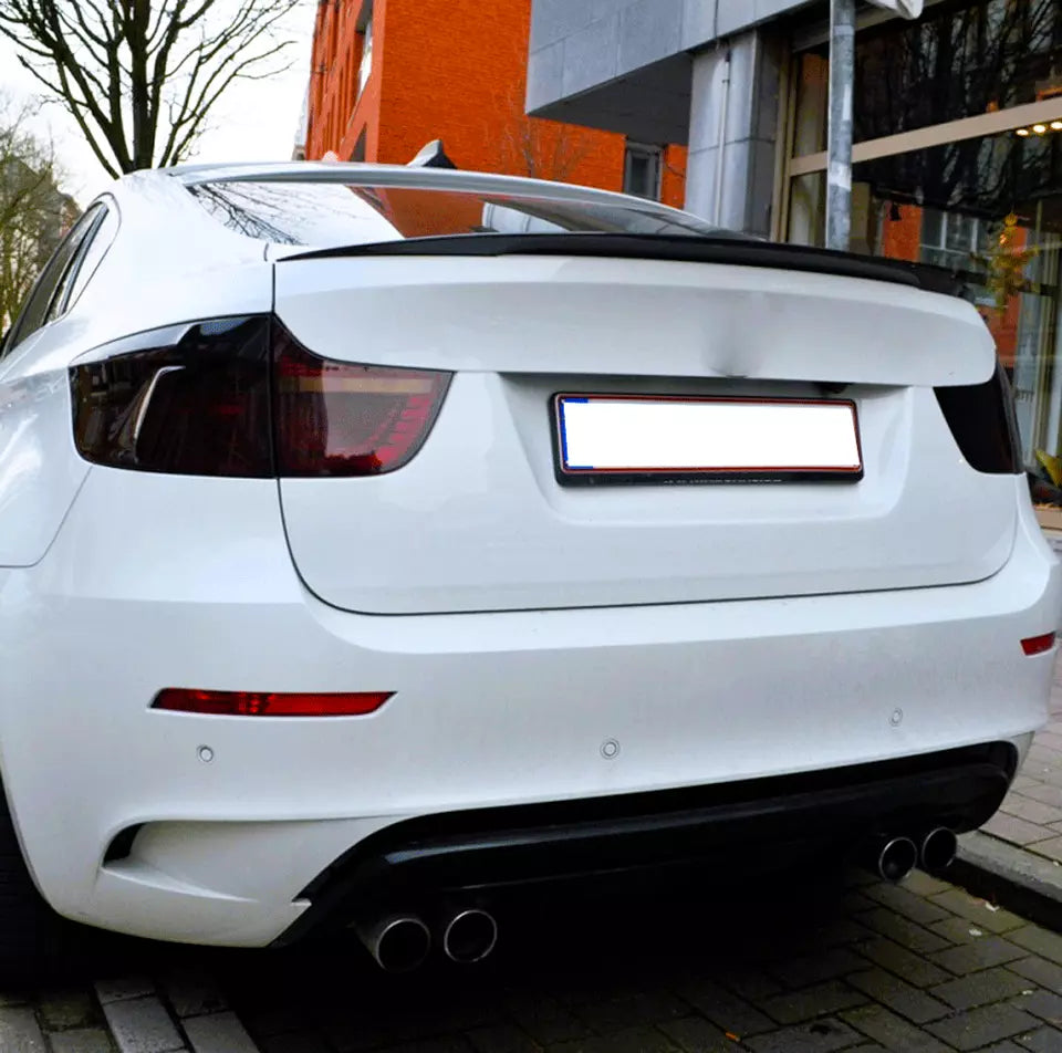 BMW X6 E71 X6M Car Rear Mid Spoiler 2008-2015 Gloss Black