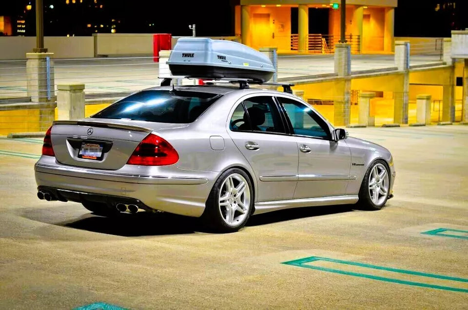 Mercedes E Class W211 Car Rear Spoiler 2001-2009 Gloss Black