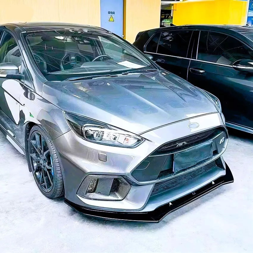 Ford Focus RS MK3 MK3.5 Front Splitter 2015-2018 Gloss Black