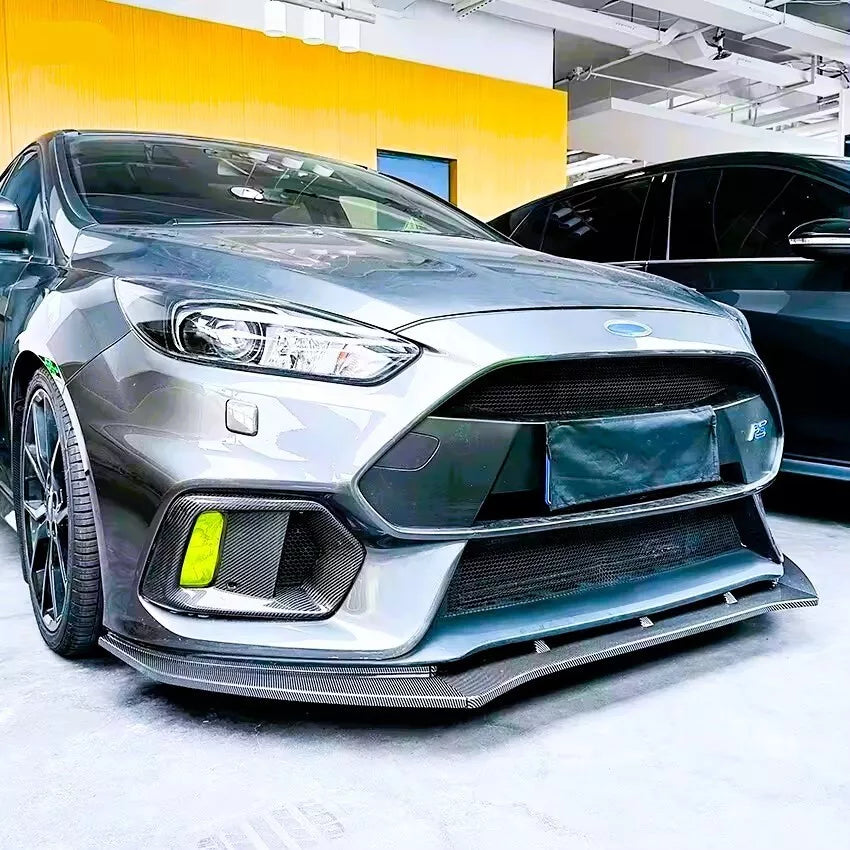 Ford Focus RS MK3 MK3.5 Front Splitter 2015-2018 Gloss Black