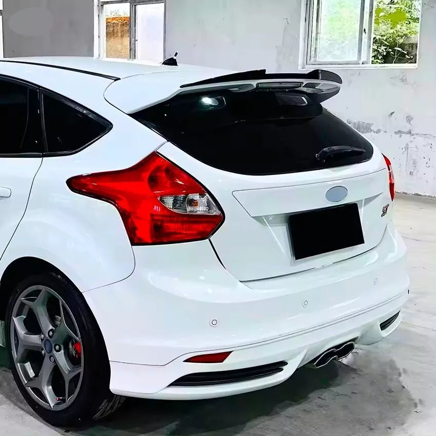 Ford Focus RS MK3 MK3.5 Car Rear Roof Spoiler 2014-2018 Gloss Black