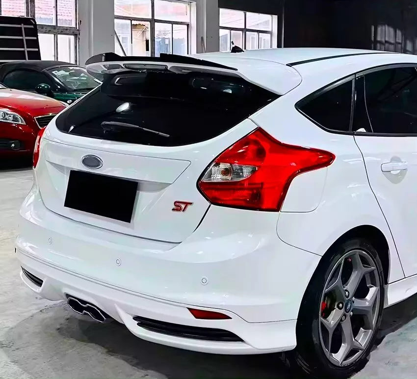 Ford Focus RS MK3 MK3.5 Car Rear Roof Spoiler 2014-2018 Gloss Black