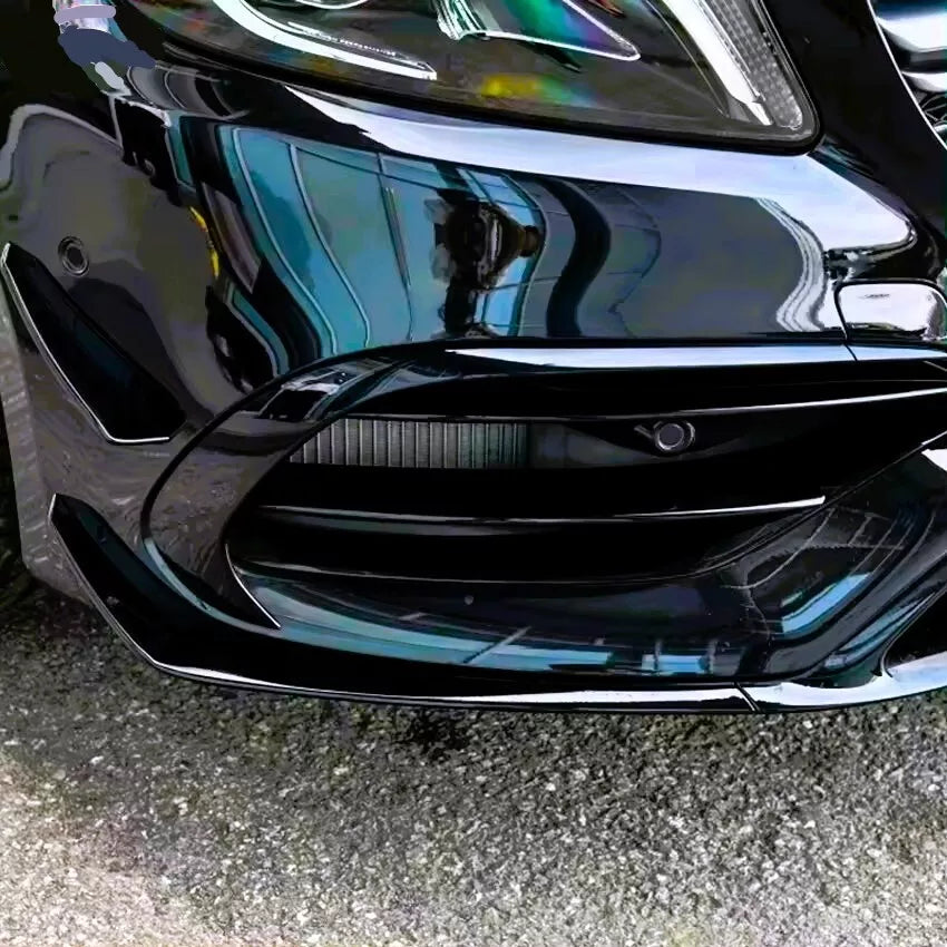 Mercedes A Class W176 A35 A45 Front Splitter 2016-2018 Gloss Black