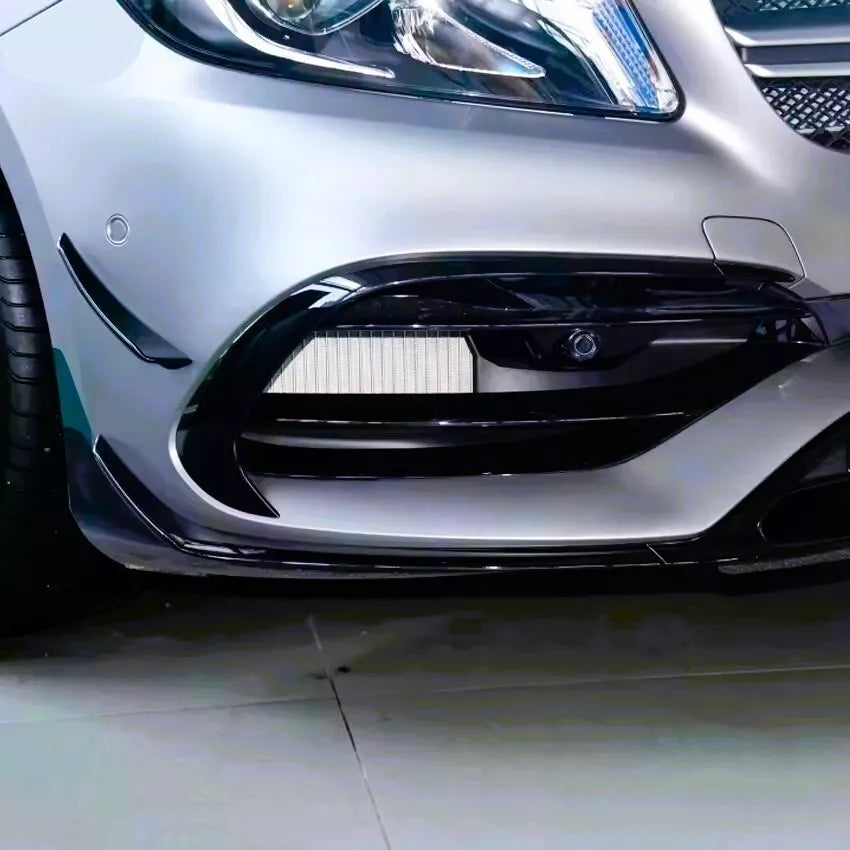 Mercedes A Class W176 A35 A45 Front Splitter 2016-2018 Gloss Black