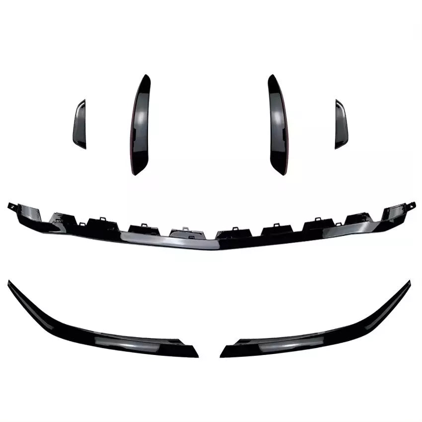 Mercedes A Class W177 A35 A45 Front Splitter 2018-2024 Gloss Black
