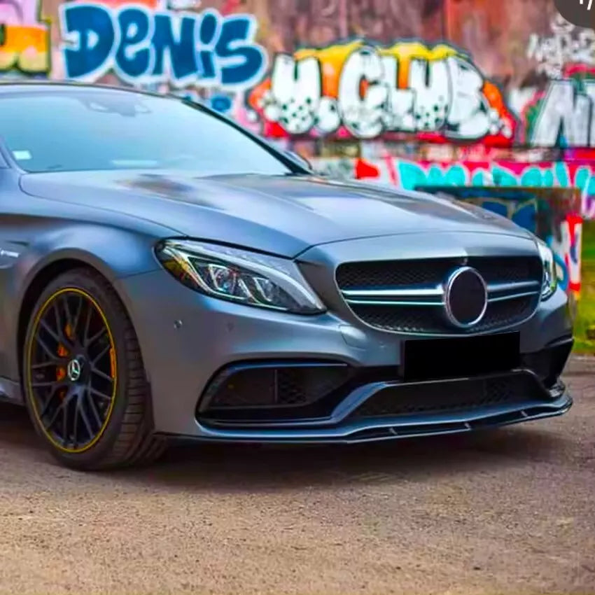 Mercedes C Class C63 AMG Front Splitter 2015-2022 Carbon Fibre