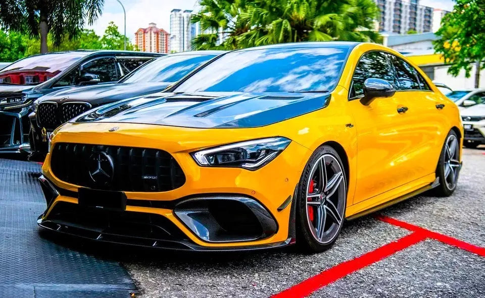 Mercedes CLA Class Front Panamericana GT Grille 2019-2024 Gloss Black