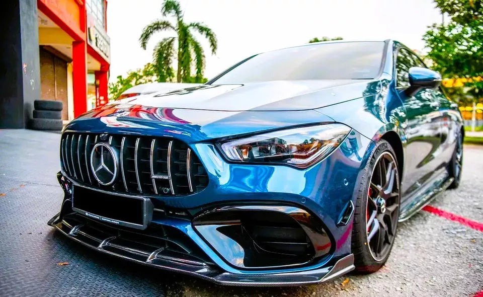 Mercedes CLA Class Front Panamericana GT Grille 2019-2024 Gloss Black