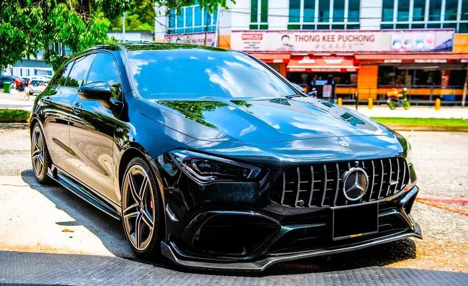 Mercedes CLA Class Front Panamericana GT Grille 2019-2024 Gloss Black