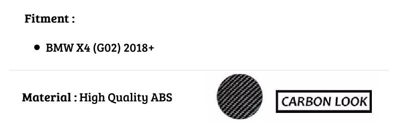 BMW X4 G02 X4M Car Rear Spoiler 2018-2024 Carbon Fibre