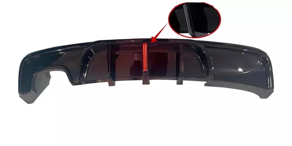 BMW 1 Series Coupe E82 Car Rear Spoiler 2007-2013 With LED Gloss Black