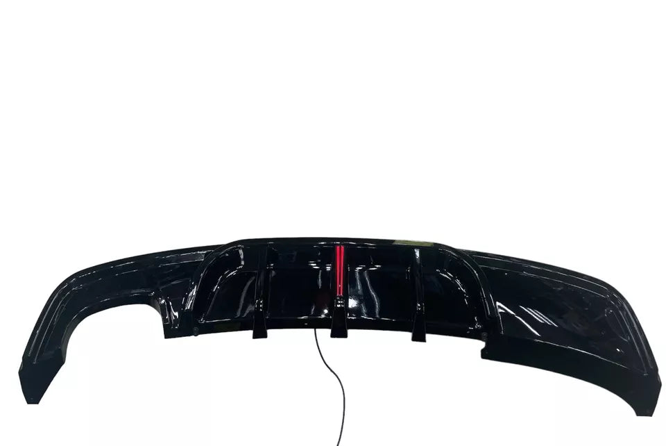 BMW 1 Series Coupe E82 Car Rear Spoiler 2007-2013 With LED Gloss Black