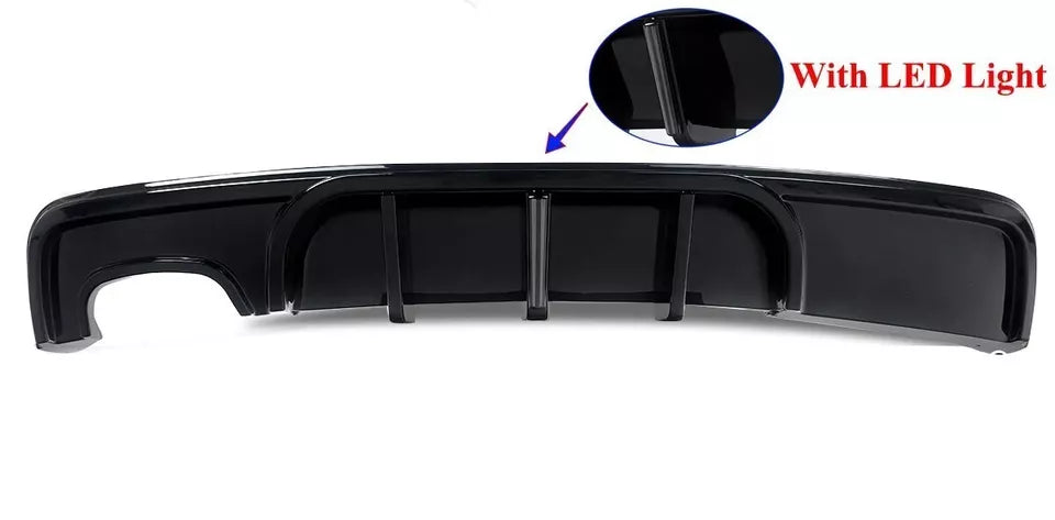 BMW 1 Series Coupe E82 Car Rear Spoiler 2007-2013 With LED Gloss Black
