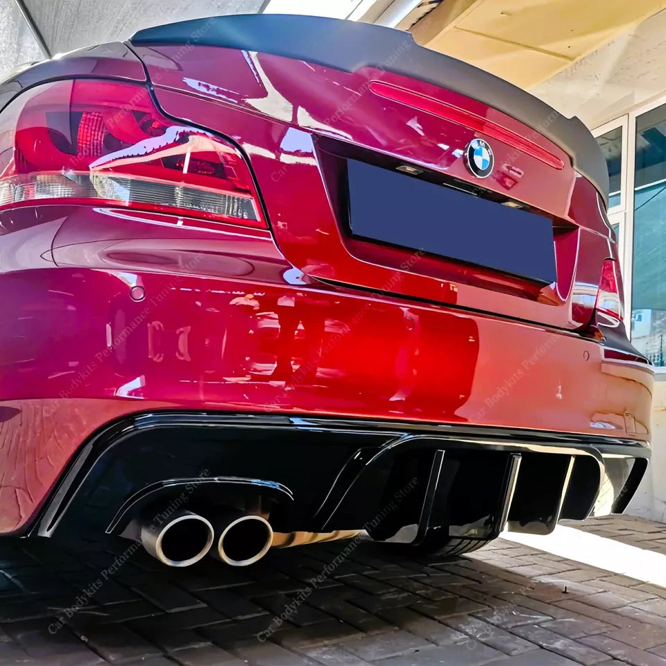 BMW 1 Series Coupe E82 Car Rear Spoiler 2007-2013 Gloss Black