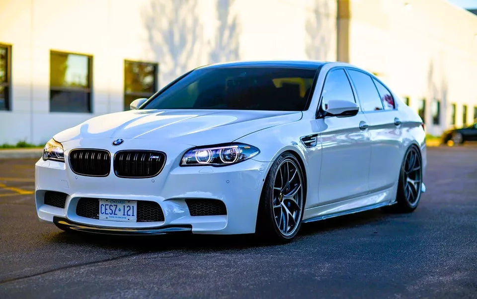 BMW M5 F10 Front Splitter 2010-2017 RKP Style Gloss Black