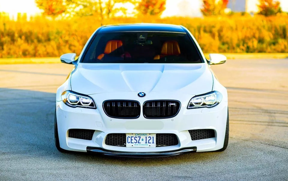 BMW M5 F10 Front Splitter 2010-2017 RKP Style Gloss Black