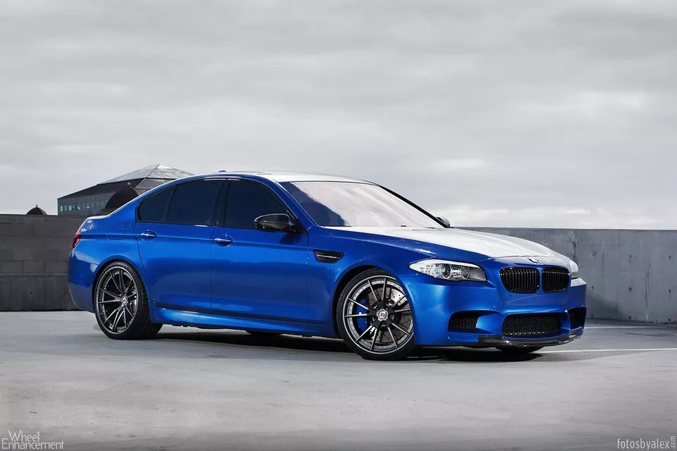 BMW M5 F10 Front Splitter 2010-2017 RKP Style Gloss Black