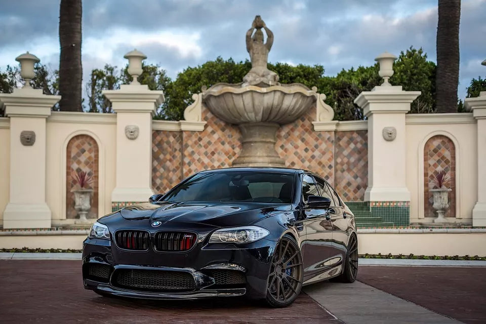 BMW M5 F10 Front Splitter 2010-2017 RKP Style Gloss Black