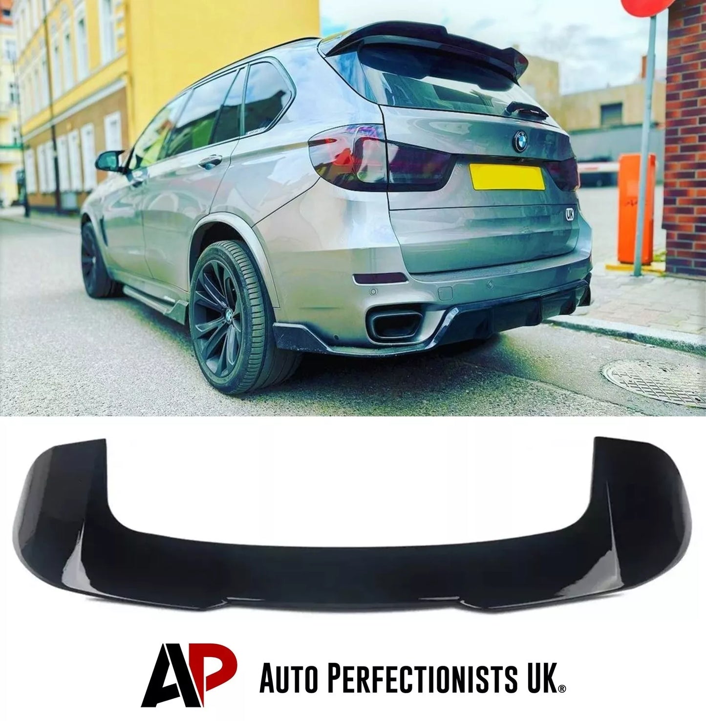 BMW X5 F15 X5M Car Rear Roof Spoiler 2013-18 M Performance Gloss Black