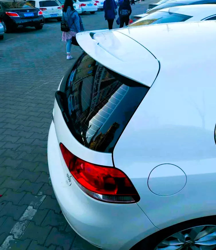 VW Golf MK6 TSI TDI GTI Car Rear Roof Spoiler 2008-2013 Gloss Black