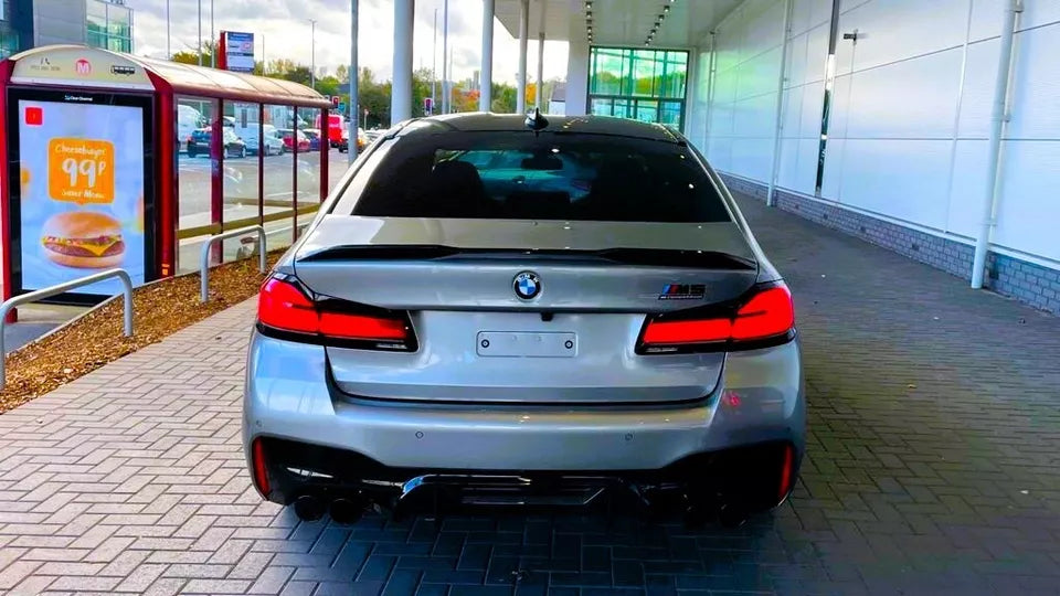 BMW 5 Series M5 G30 Car Rear Spoiler 2016-2024 CS Style Carbon Fibre