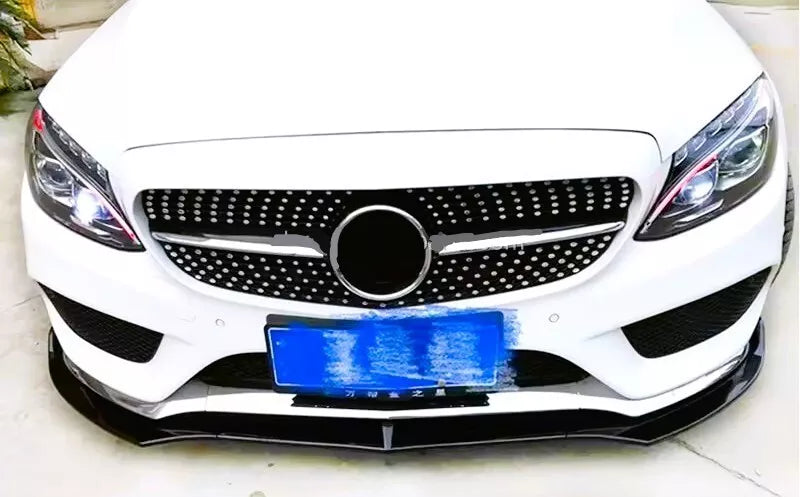 Mercedes C Class C43 W205 C205 Front Splitter 2014-2018 Carbon Fibre