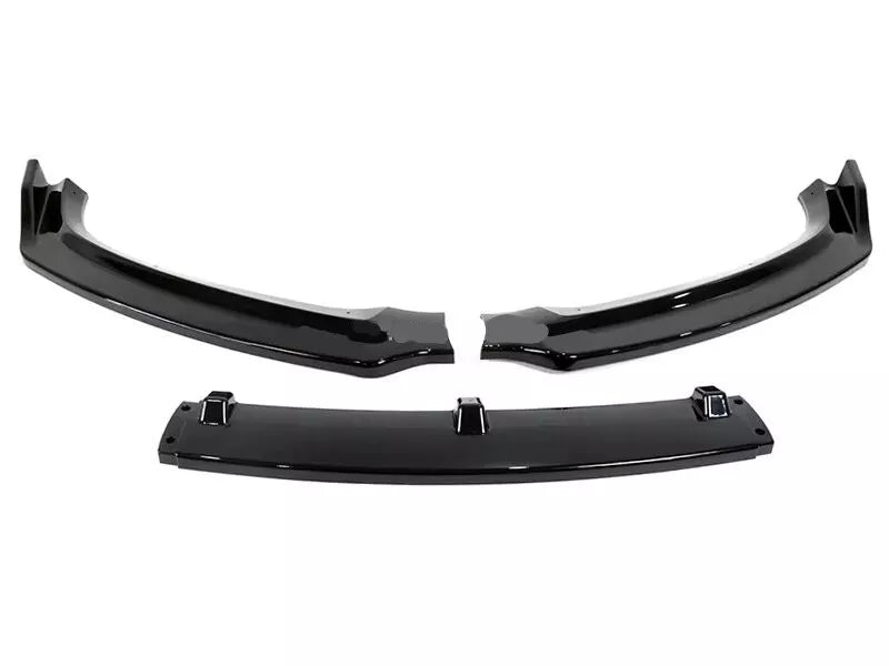 Audi A3 S3 S Line 8V Front Splitter 2017-2020 Gloss Black