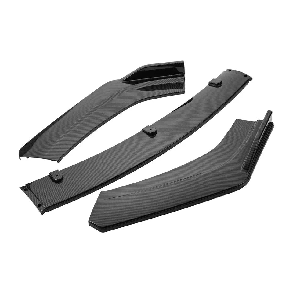 Audi A4 S4 S Line B9 Front Splitter 2017-2019 Gloss Black