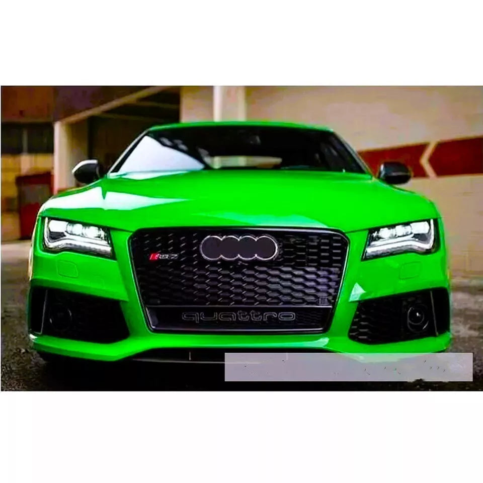 Audi A7 S7 Front Main Honeycomb Mesh Grill 2013-2015 Gloss Black