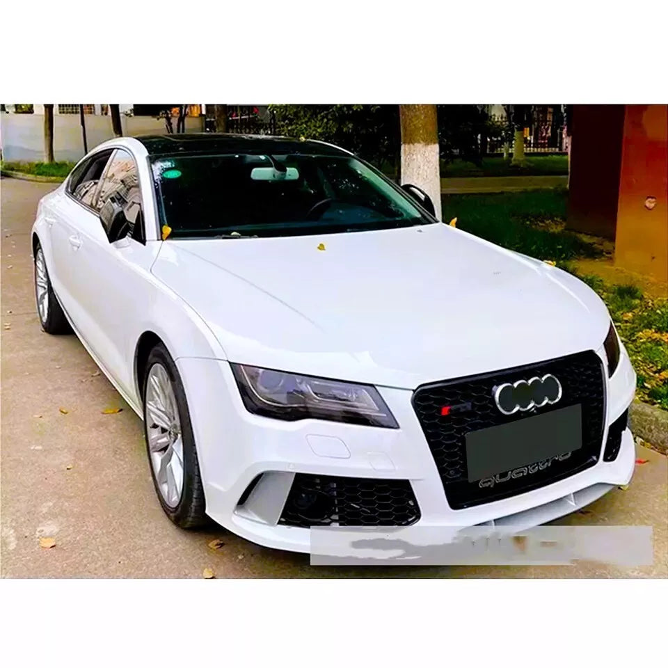 Audi A7 S7 Front Main Honeycomb Mesh Grill 2013-2015 Gloss Black