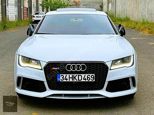 Audi A7 S7 Front Main Honeycomb Mesh Grill 2013-2015 Gloss Black