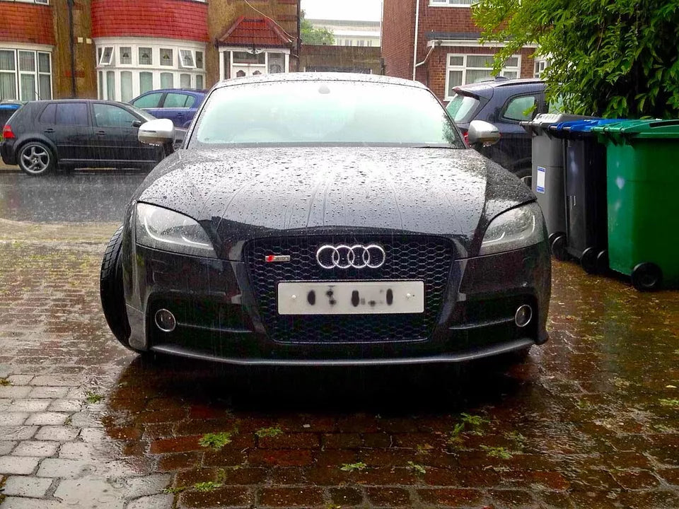 Audi TT TTS MK2 Front Main Honeycomb Mesh Grill 2006-2014 Gloss Black