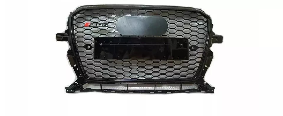 Audi Q5 SQ5 Front Main Honeycomb Mesh Grill 2013-2016 Gloss Black