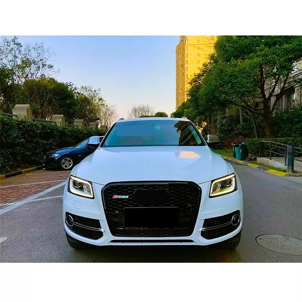 Audi Q5 SQ5 Front Main Honeycomb Mesh Grill 2013-2016 Gloss Black