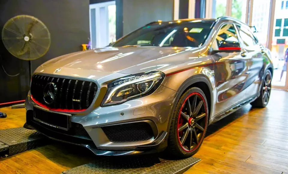Mercedes GLA X156 Panamericana GT GTR Grille 2017-2019 Gloss Black