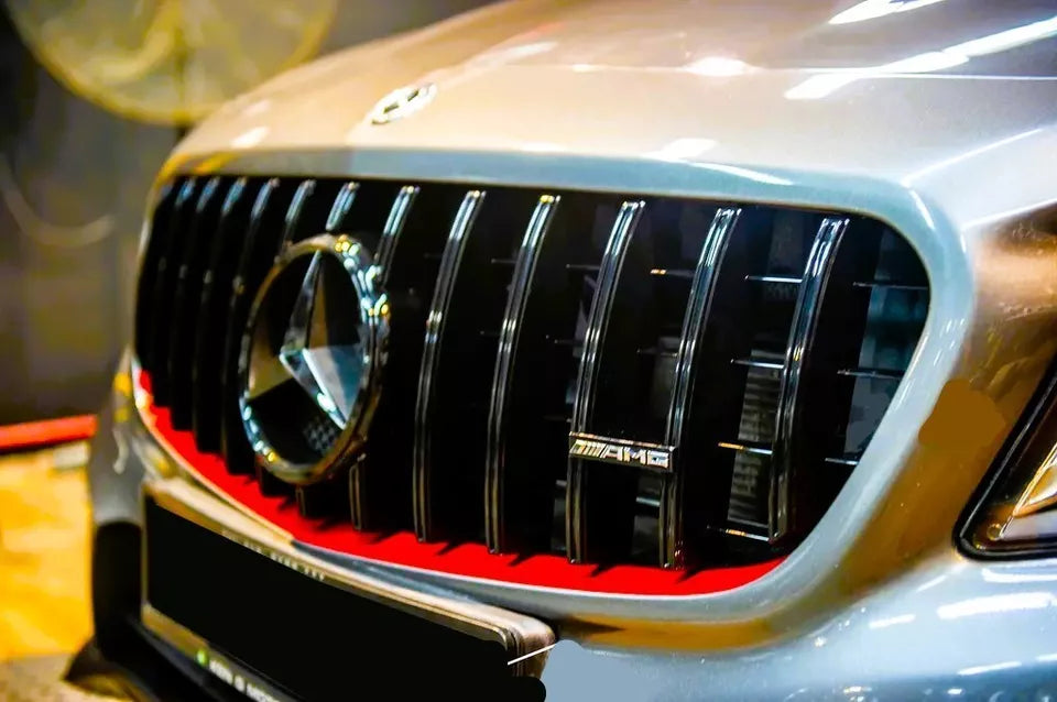 Mercedes GLA X156 Panamericana GT GTR Grille 2017-2019 Gloss Black