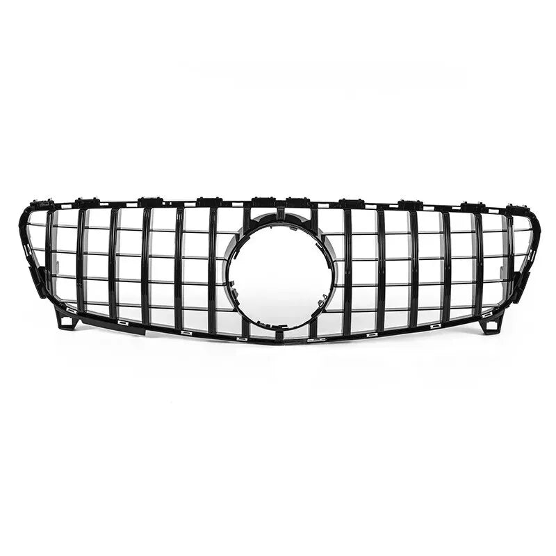 Mercedes A W176 Front Panamericana GT GTR Grill 2016-2018 Gloss Black