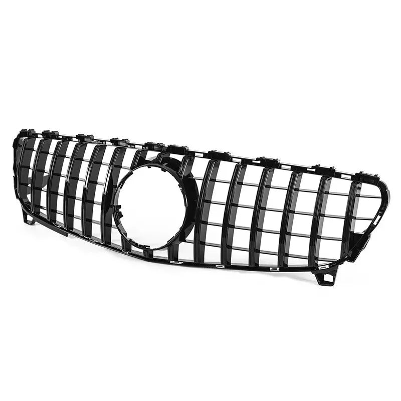 Mercedes A W176 Front Panamericana GT GTR Grill 2016-2018 Gloss Black