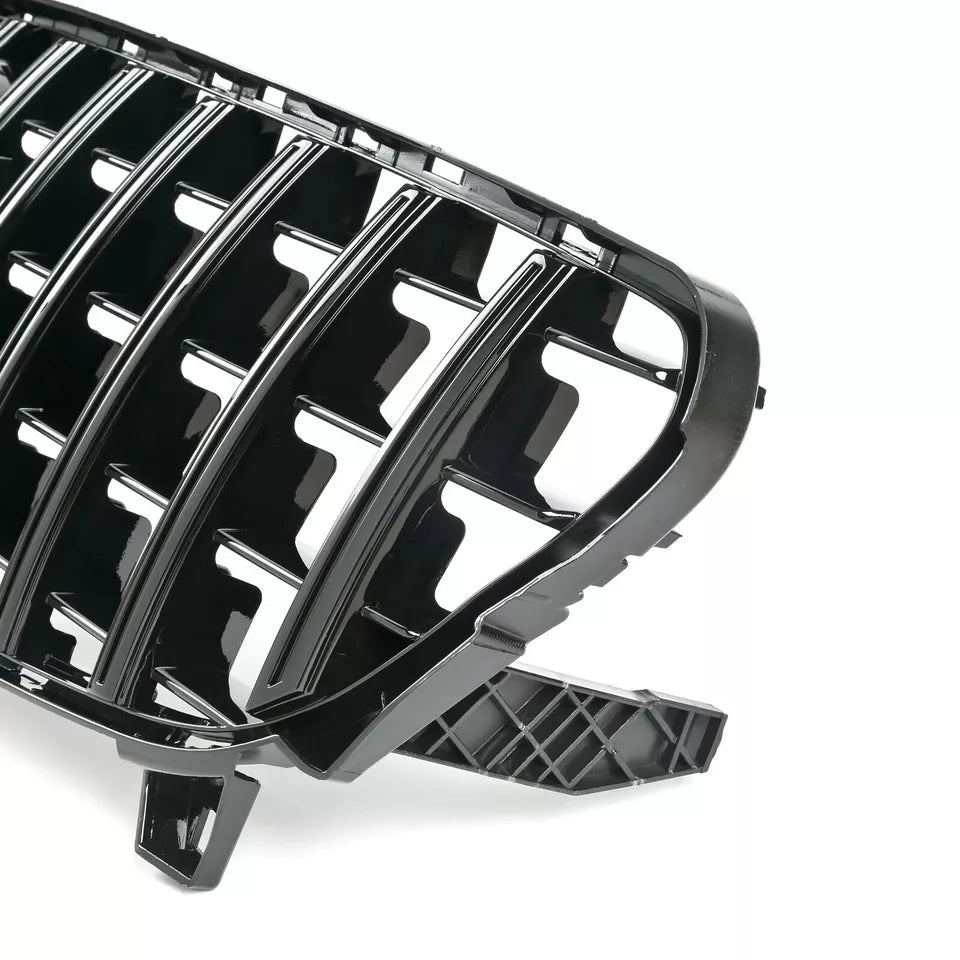 Mercedes A W176 Front Panamericana GT GTR Grill 2016-2018 Gloss Black