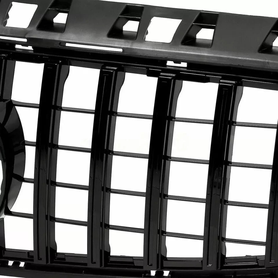 Mercedes A W176 Front Panamericana GT GTR Grill 2013-2015 Gloss Black
