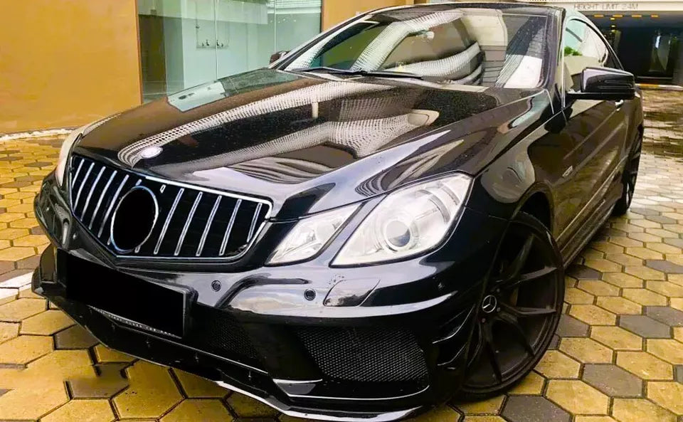 Mercedes E Class W207 Panamericana GT Grill 2009-2013 Gloss Black