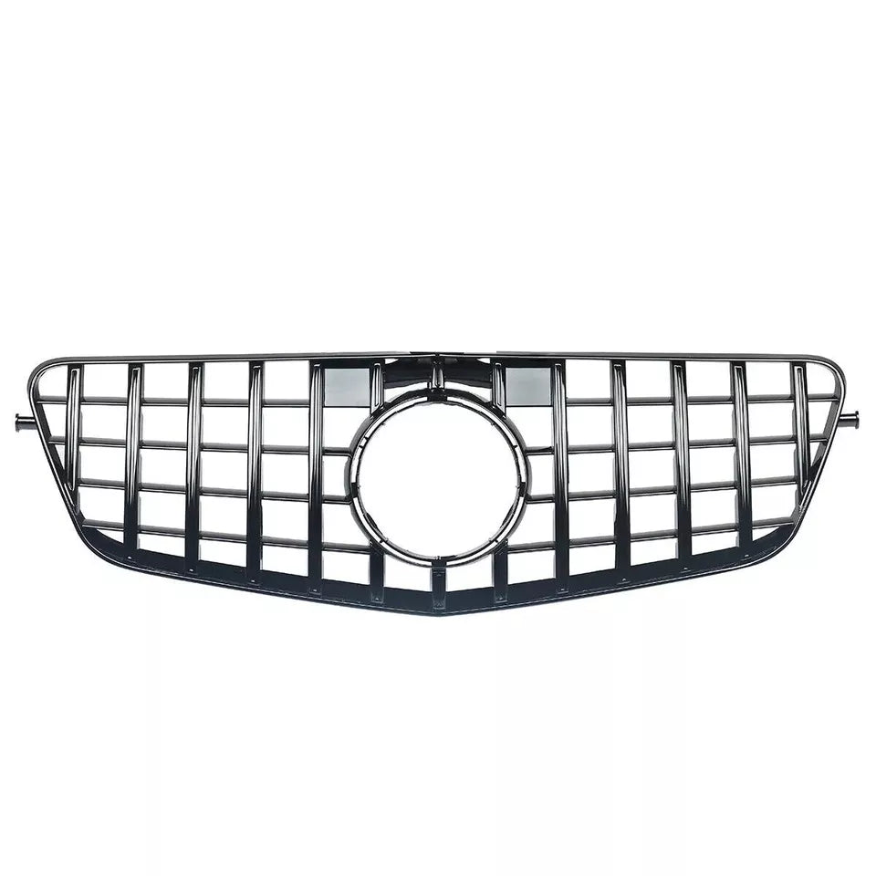 Mercedes E Class W212 Panamericana GT GTR Grill 2009-2013 Gloss Black