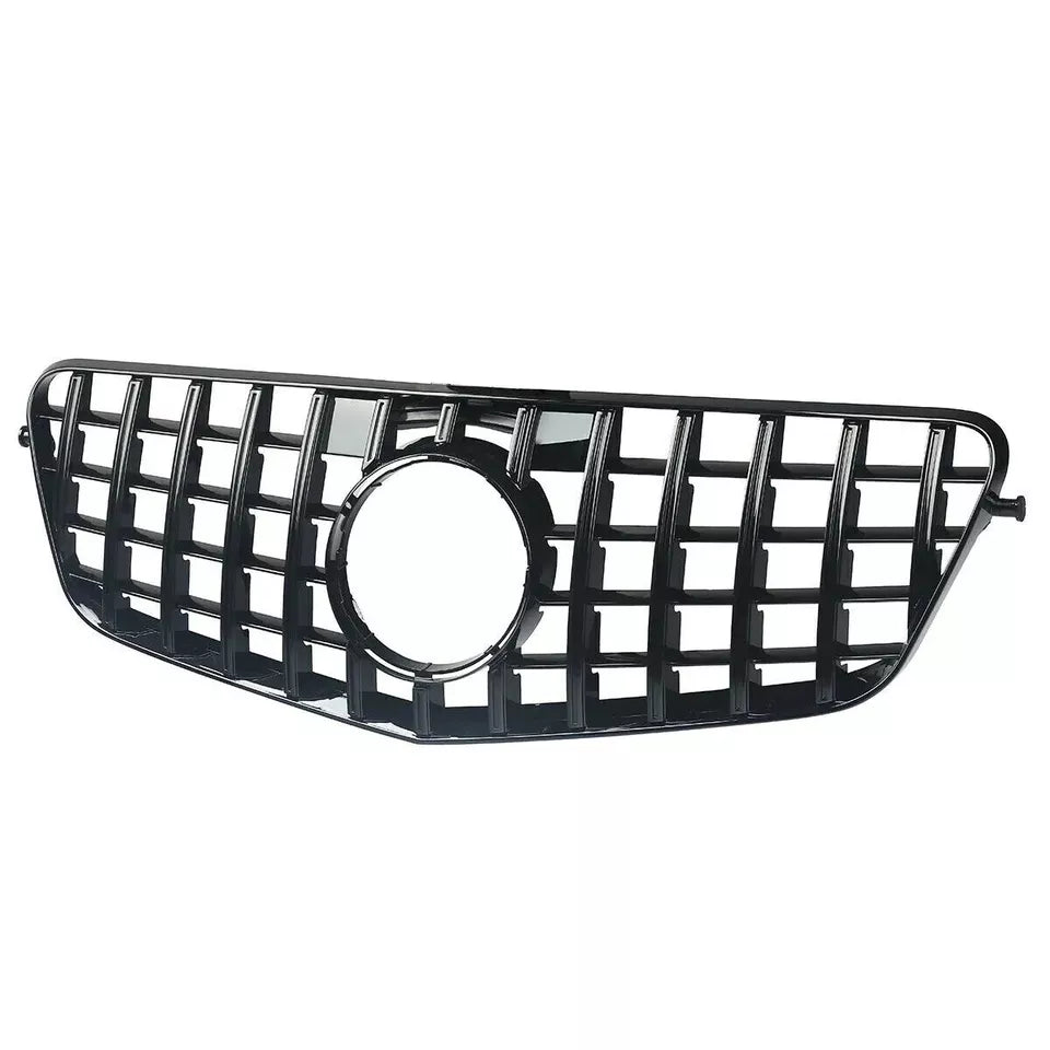 Mercedes E Class W212 Panamericana GT GTR Grill 2009-2013 Gloss Black