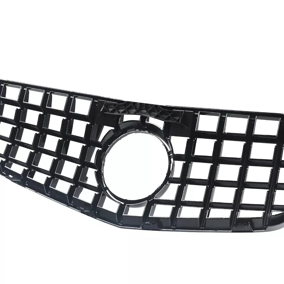 Mercedes E Class W212 Panamericana GT GTR Grill 2009-2013 Gloss Black