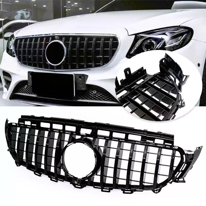 Mercedes E Class W213 Panamericana GT Grill 2016-2019 Gloss Black