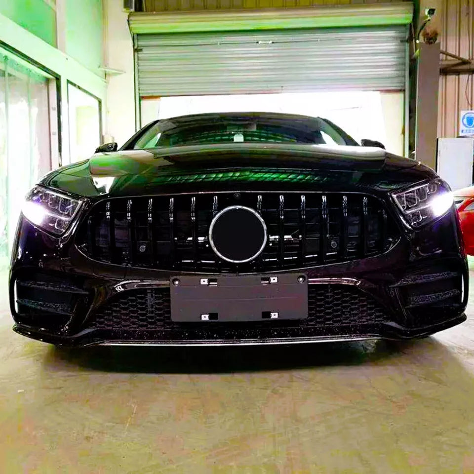 Mercedes CLS Class W257 Panamericana GT Grill 2018-2024 Gloss Black