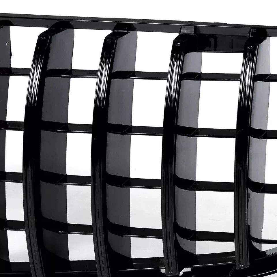 Mercedes GLC W253 Panamericana GT GTR Grill 2015-2019 Gloss Black
